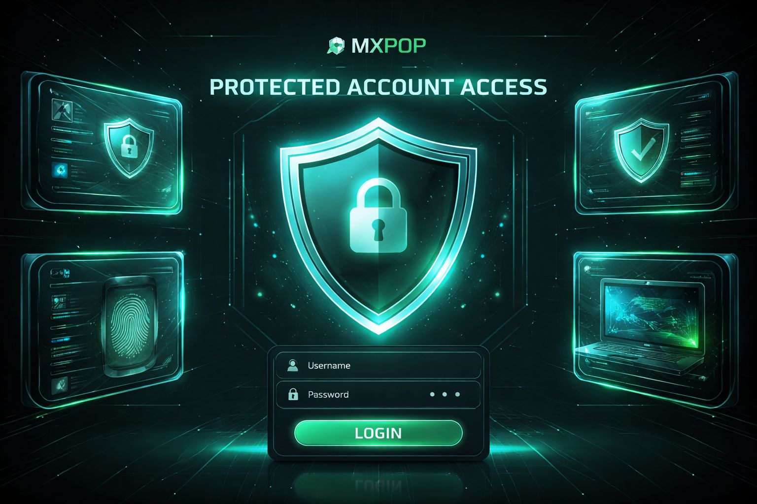 Pantalla de inicio de sesión de miembro MXPOP para acceso a casino en México